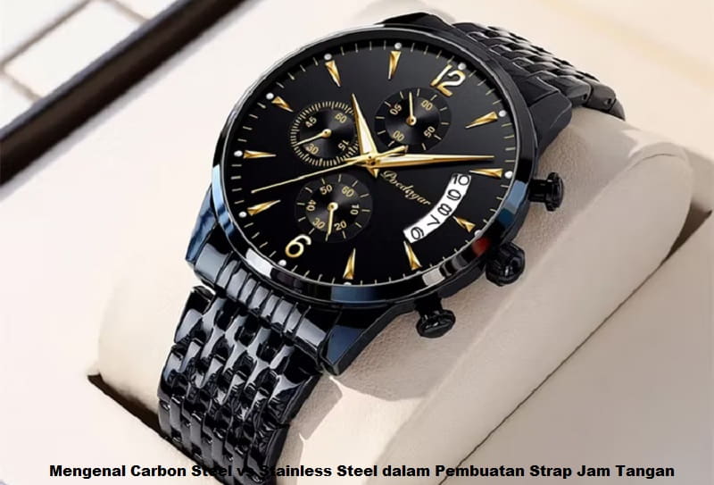 Mengenal Carbon Steel vs Stainless Steel dalam Pembuatan Strap Jam Tangan